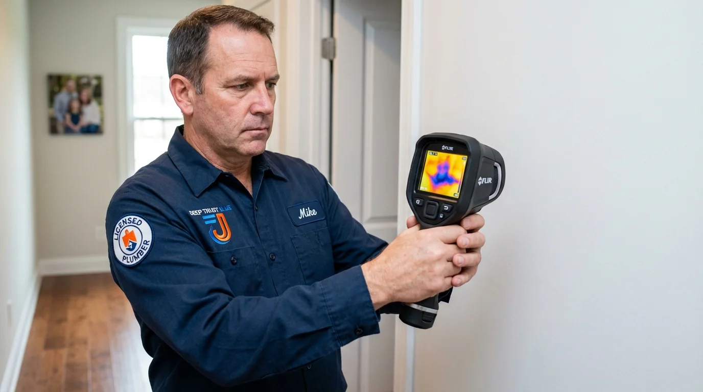 Thermal imaging leak detection by Johns Plumbing LLC in Blair